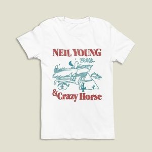 Vtg style 70s Zuma Neil Young & Crazy Horse Unisex T-shirt